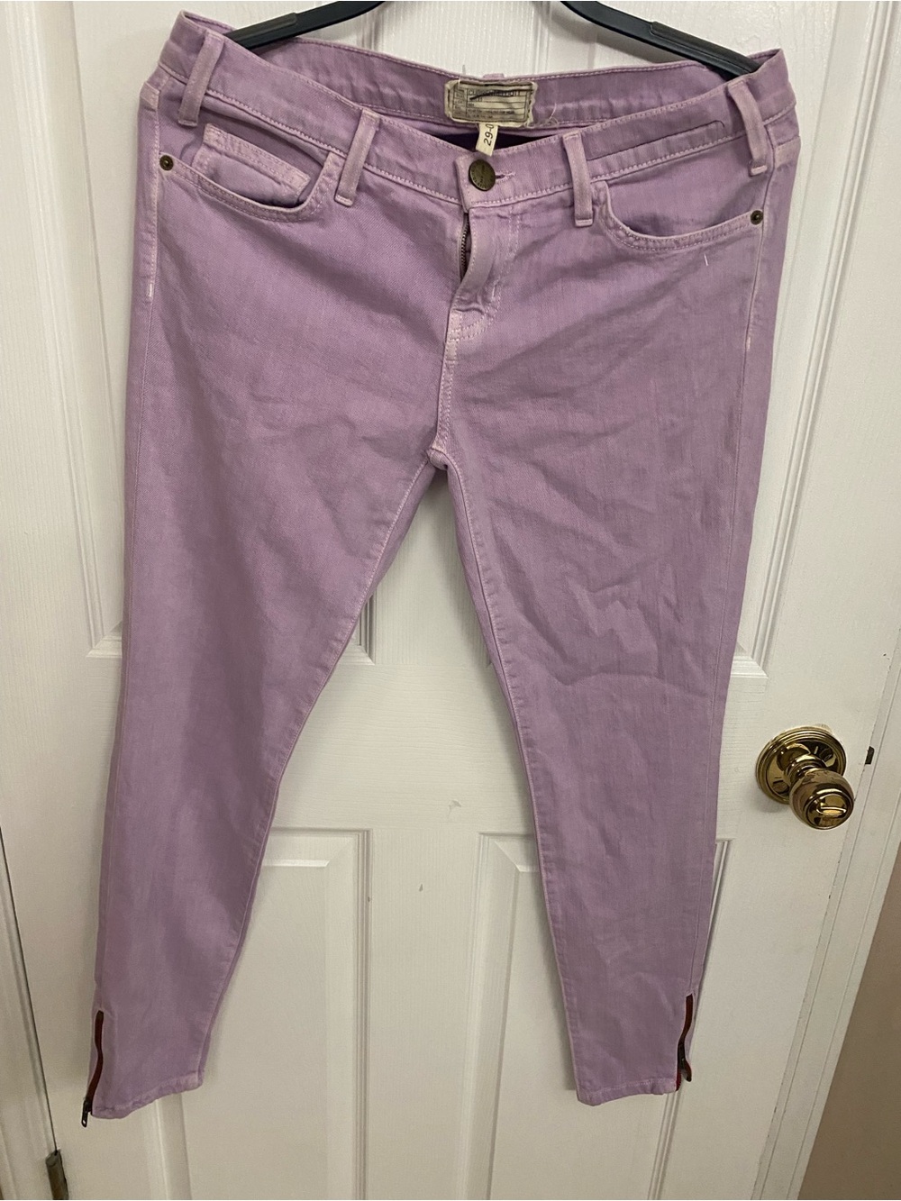 Current/Elliott Pastel Lavender Skinny Jeans my